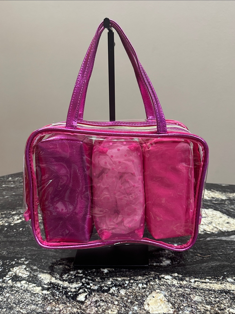 Badgley Mischka Cosmetic Bag Set - Picture 2 of 5